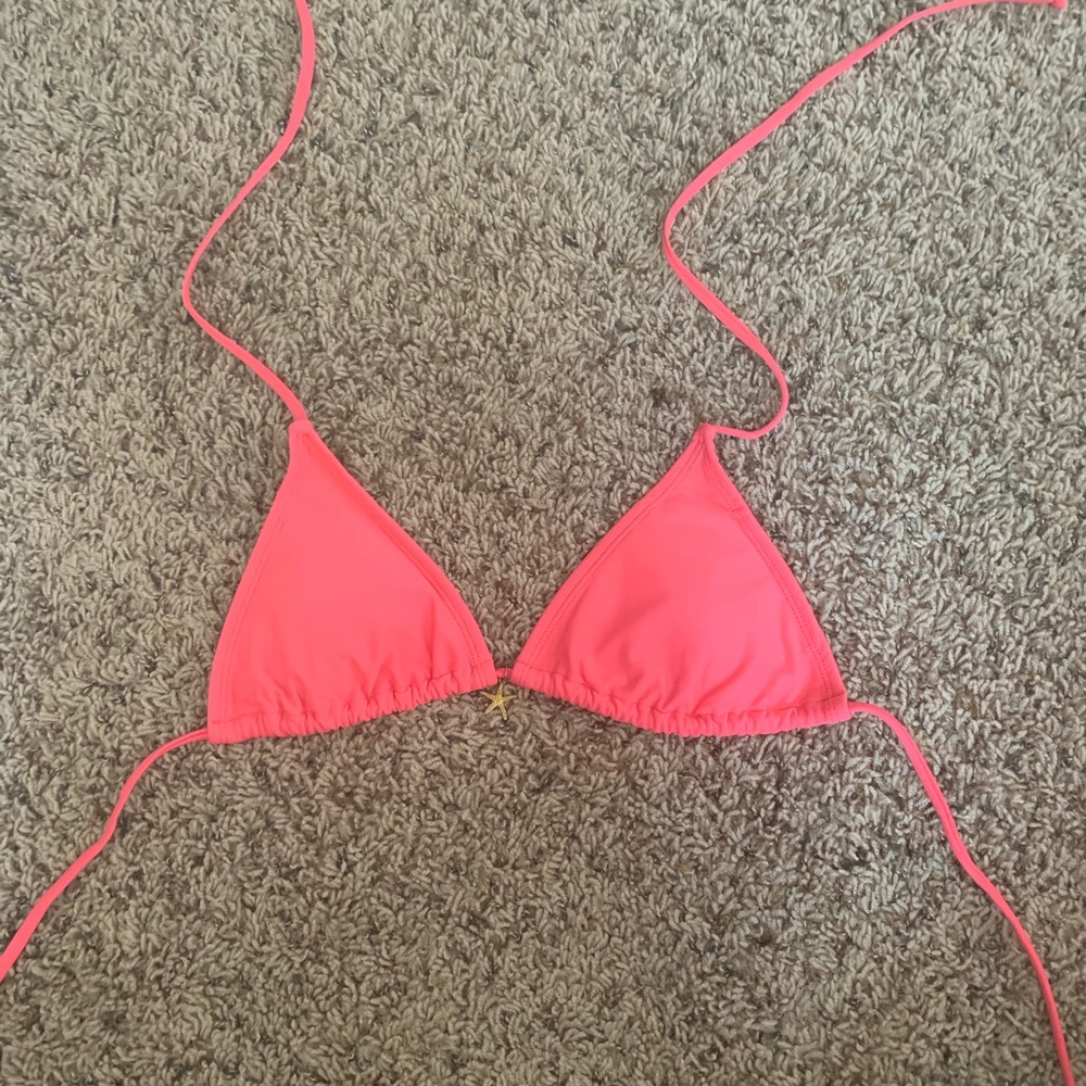 Coral swim top
